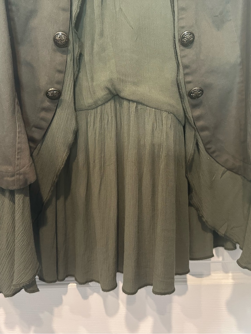 NWT Torrid Twill Peplum Military Jacket - Picture 6 of 9